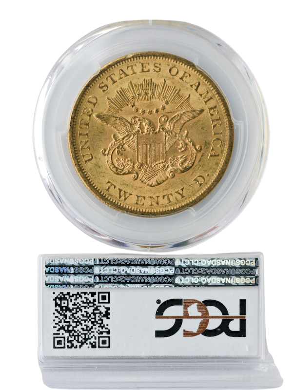 1861 $20 Liberty PCGS MS61 CAC 1861 $20 Liberty PCGS MS61 CAC