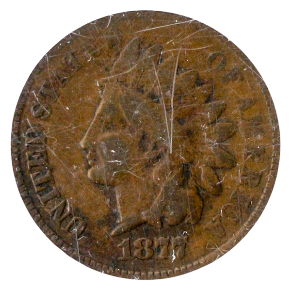 1877 Indian Cent PCGS VG08 Brown CAC Blanchard and Company
