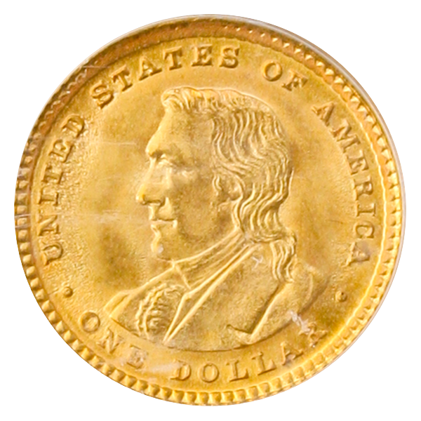 1904 Lewis and Clark Commemorative $1 PCGS MS64 CAC - Blanchard and Company