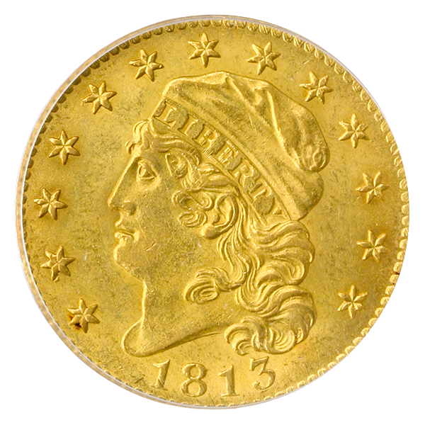 1813 $5 Capped Bust PCGS MS62 CAC 1813 $5 Capped Bust PCGS MS62 CAC