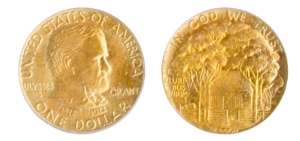 1922 $1 Grant Gold Commemorative PCGS MS65 