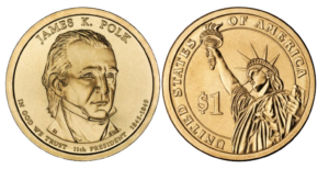 2009 $1 James K. Polk Position A 