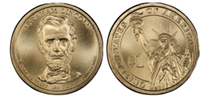 2010-D $1 Abraham Lincoln Pos B Satin Finish 
