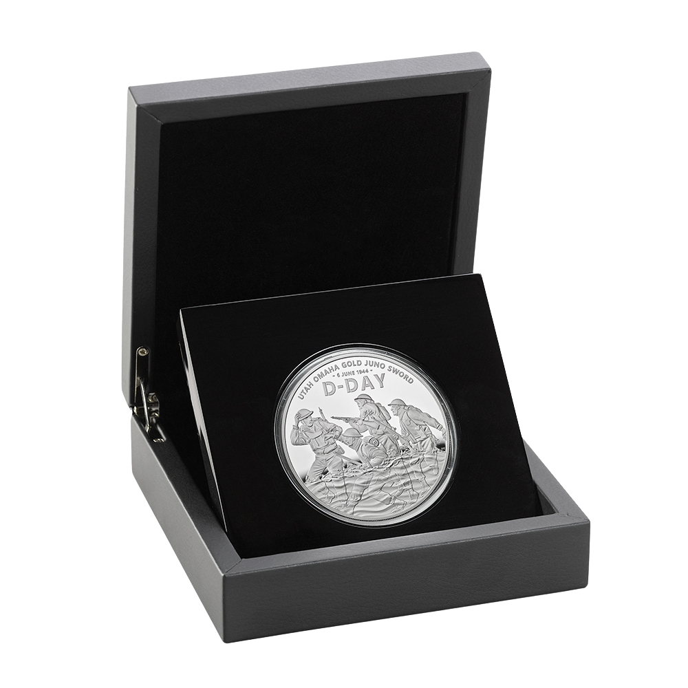 2024 British 5 oz. Silver D-Day Commemorative Proof