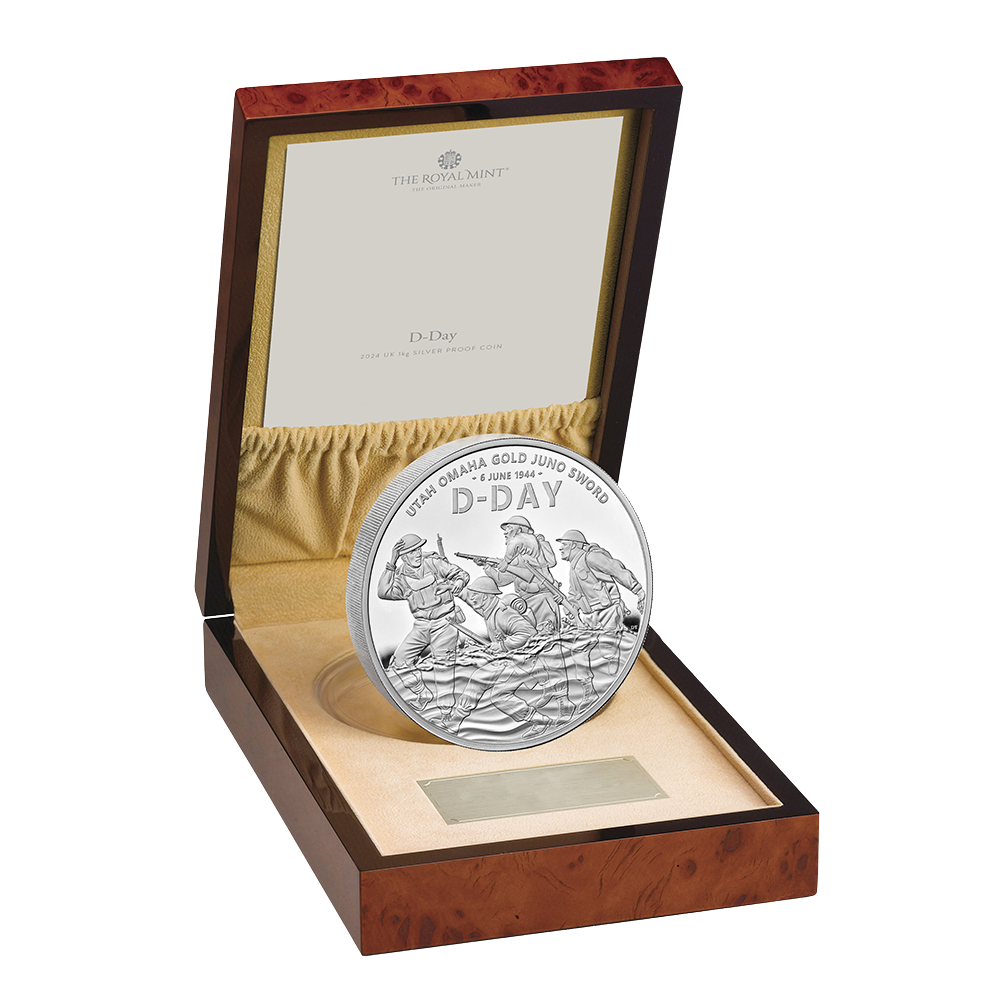 2024 British Kilo Silver D-Day Commemorative Proof