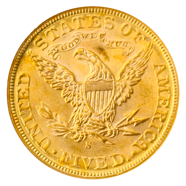 1898-S $5 Liberty NGC MS64