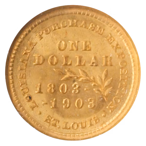 1903 McKinley Gold Commemorative $1 NGC MS66 CAC 1903 McKinley Gold Commemorative $1 NGC MS66 CAC