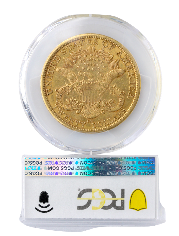 1877-CC $20 Liberty PCGS XF45