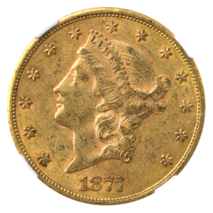 $20 LIBERTY 1877-CC