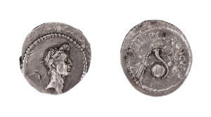 Portrait of Julius Caesar Denarius
