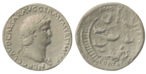 The Nero Port of Ostia Sestertius