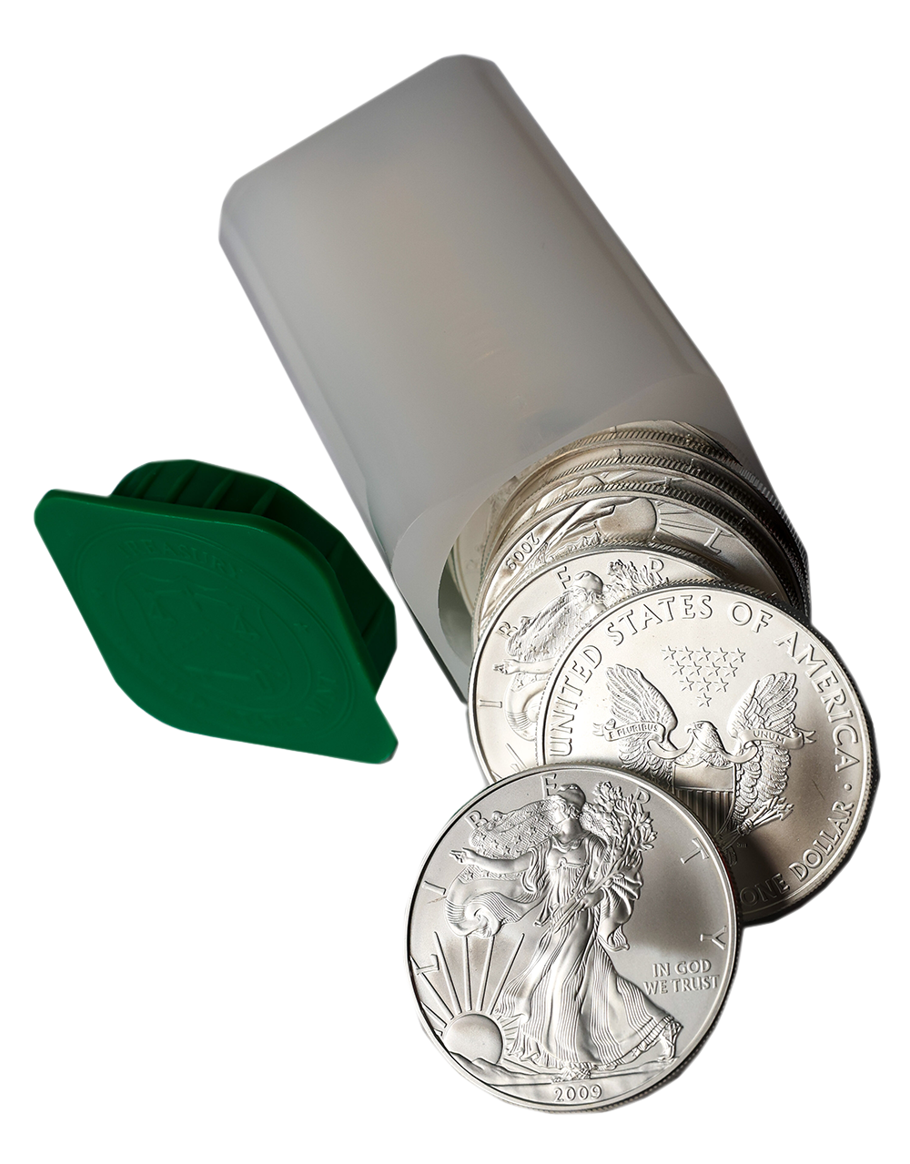 1 oz Silver American Eagle - Tube of 20 (Dates/Types Vary)