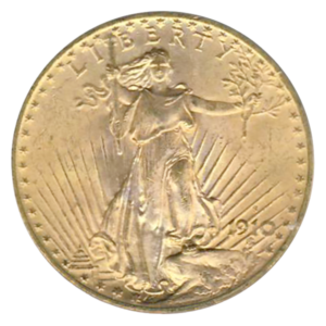 1910-S $20 Saint Gaudens PCGS MS64 CAC