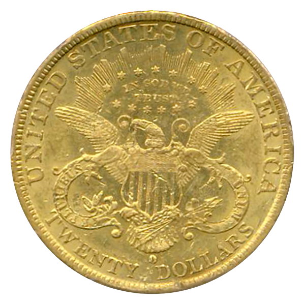 1879-O $20 Liberty PCGS AU58