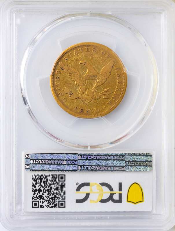 1870-CC $10 Liberty PCGS F12 CAC 1870-CC $10 Liberty PCGS F12 CAC
