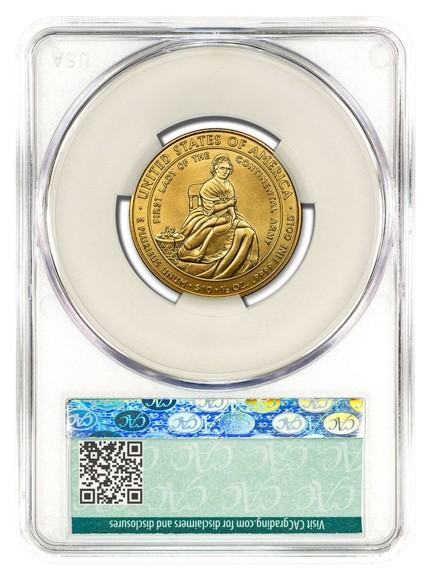 2007-W $10 Gold First Spouse CACG MS70 - Martha Washington 2007-W $10 Gold First Spouse CACG MS70 - Martha Washington