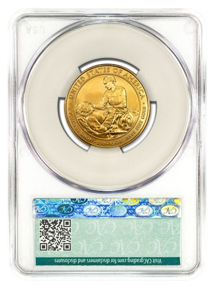 2009-W $10 Gold First Spouse CACG MS70 - Margaret Taylor 2009-W $10 Gold First Spouse CACG MS70 - Margaret Taylor