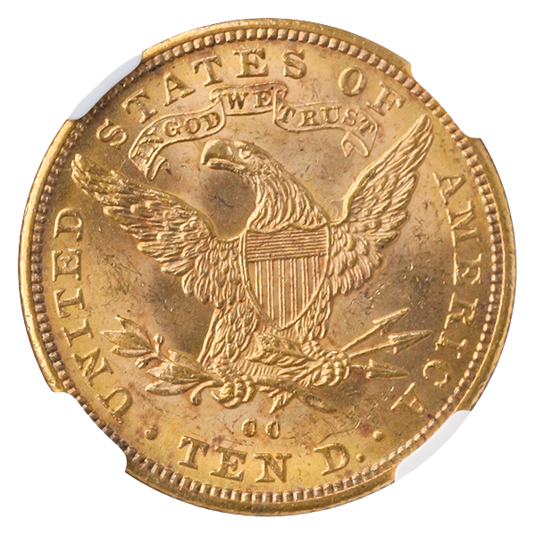1891-CC $10 Liberty NGC MS63 CAC 1891-CC $10 Liberty NGC MS63 CAC