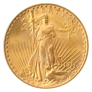 1911-S $20 Saint Gaudens PCGS MS64 CAC