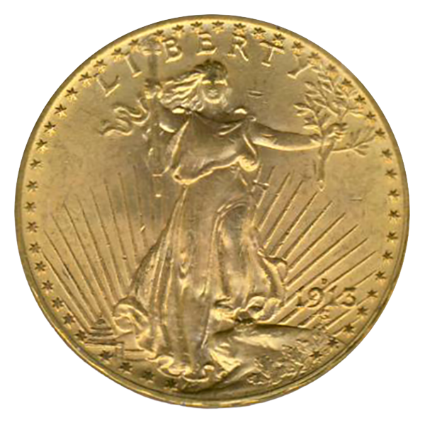 1913-D $20 Saint Gaudens PCGS MS64 1913-D $20 Saint Gaudens PCGS MS64