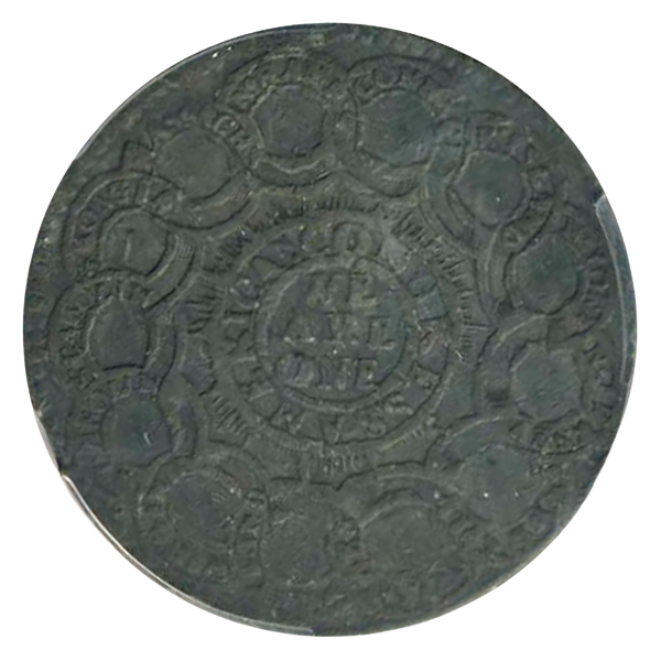 1776 Continental Curency Pewter $1 PCGS VF35 CAC 1776 Continental Curency Pewter $1 PCGS VF35 CAC