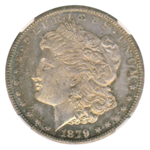 1879-CC Morgan $1 TOP-100 VAM3 CAPPED CC NGC MS63 CAC