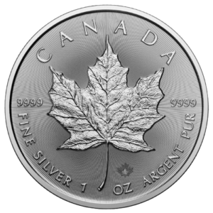 2025 1 oz Silver Canadian Maple Leaf (BU)