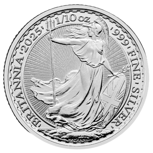 2025 1/10 oz British Silver Britannia (BU) 2025 1/10 oz British Silver Britannia (BU)