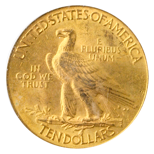 1908 $10 Indian With Motto PCGS MS62 CAC 1908 $10 Indian With Motto PCGS MS62 CAC