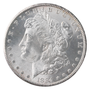 1884-CC Morgan $1 CACG MS64 CAC