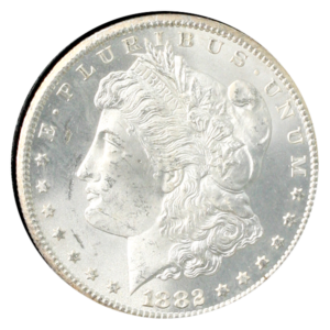 1882-CC Morgan $1 GSA MS64