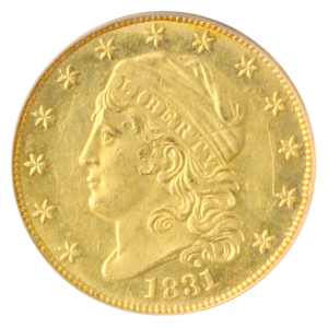 1831 $2.50 Capped Bust PCGS MS61