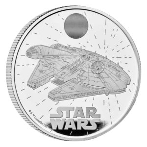 2024 1 oz Silver Royal Mint Star Wars Millennium Falcon Proof