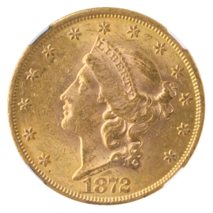 1872 $20 Liberty NGC MS61