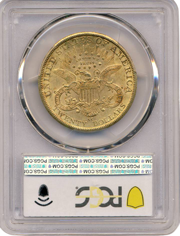 1883-CC $20 Liberty PCGS MS60 CAC 1883-CC $20 Liberty PCGS MS60 CAC