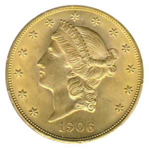 1906 $20 Liberty PCGS MS64 CAC