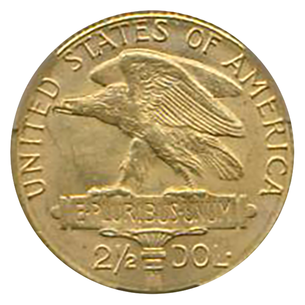 1915-S $2.50  Panama Pacific Gold Commemorative CACG MS65