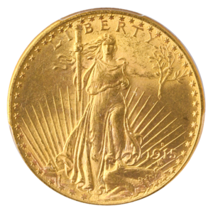 1915-S $20 Saint Gaudens PCGS MS64