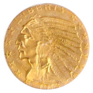 1913 $5 Indian PCGS MS63