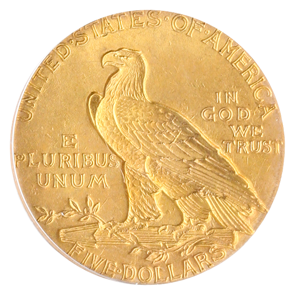 1913 $5 Indian PCGS MS63 1913 $5 Indian PCGS MS63