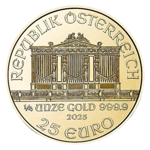 2025 1/4 oz Gold Austrian Philharmonic (BU)