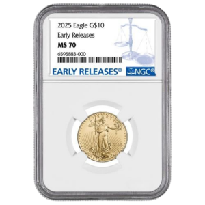 2025 1/4 oz Gold Eagle NGC MS70 Early Releases