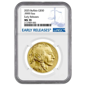 2025 1 oz Gold Buffalo NGC MS70 Early Releases