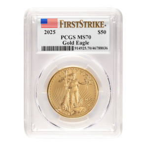 2025 1 oz Gold Eagle PCGS MS70 First Strike