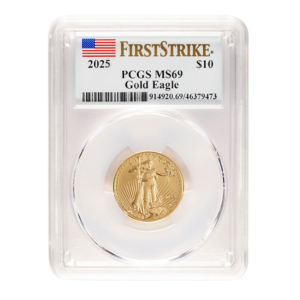 2025 1/4 oz Gold Eagle PCGS MS70 First Strike