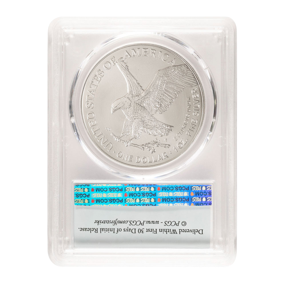 2025 1 oz Silver Eagle PCGS MS70 First Strike