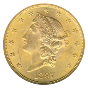 1897 $20 Liberty NGC MS64 CAC