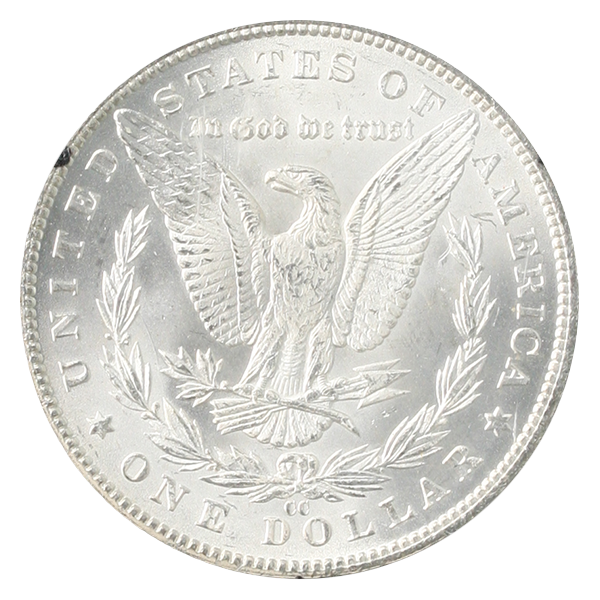 1884-CC Morgan $1 CACG MS64 +
