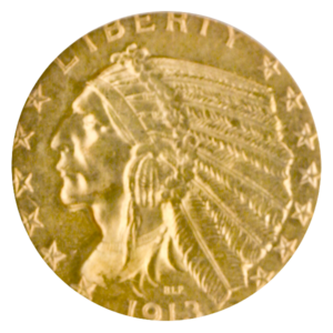 1913-S $5 Indian PCGS MS62