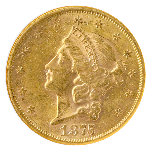 1875-S $20 Liberty NGC MS61
